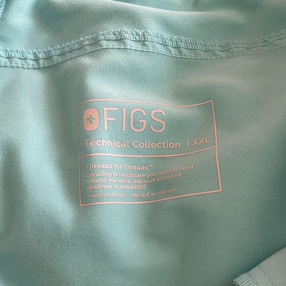 Figs XXL Livingston pants in neon blue - Picture 2 of 6